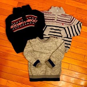 3 Pack boy’s heavy sweater bundle